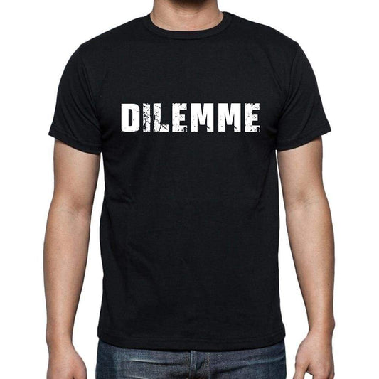 Dilemme French Dictionary Mens Short Sleeve Round Neck T-Shirt 00009 - Casual