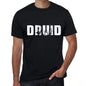 Druid Mens Retro T Shirt Black Birthday Gift 00553 - Black / Xs - Casual