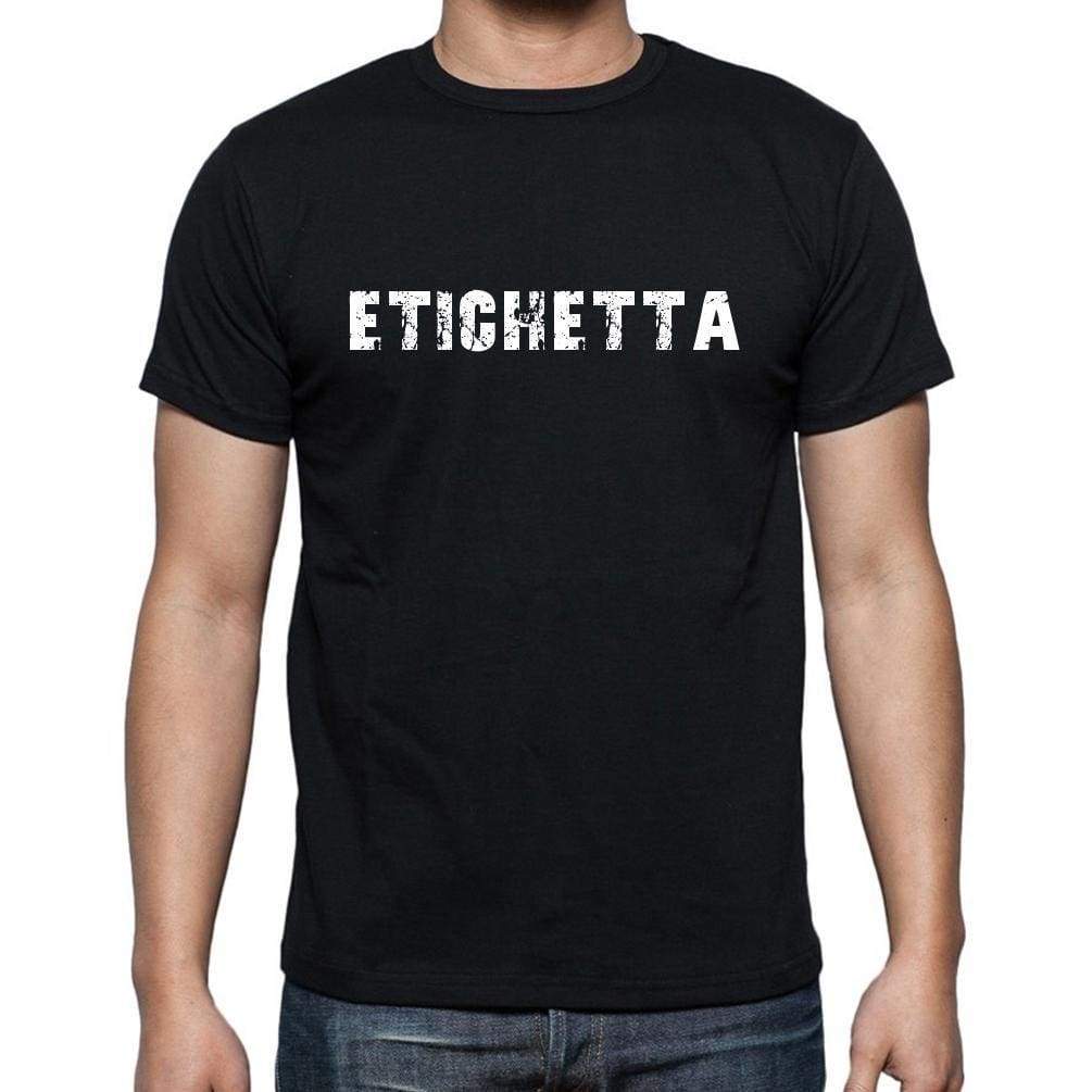 Etichetta Mens Short Sleeve Round Neck T-Shirt 00017 - Casual