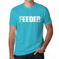 Feeder Mens Short Sleeve Round Neck T-Shirt - Blue / S - Casual