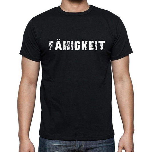 F¤Higkeit Mens Short Sleeve Round Neck T-Shirt - Casual