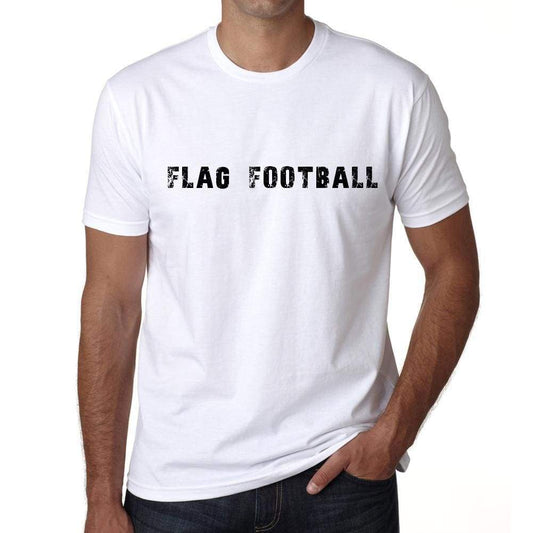 Flag Football Mens T Shirt White Birthday Gift 00552 - White / Xs - Casual