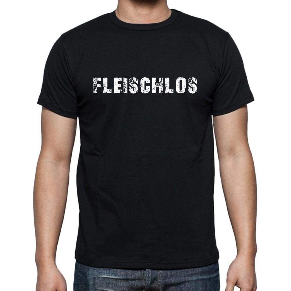 Fleischlos Mens Short Sleeve Round Neck T-Shirt - Casual