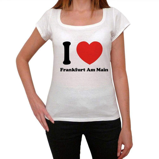 Frankfurt Am Main T Shirt Woman Traveling In Visit Frankfurt Am Main Womens Short Sleeve Round Neck T-Shirt 00031 - T-Shirt