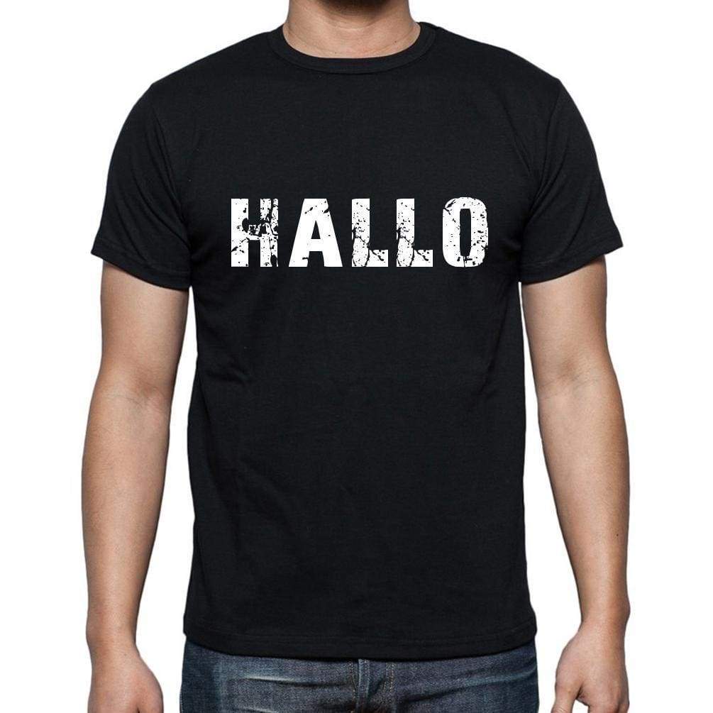 Hallo Mens Short Sleeve Round Neck T-Shirt - Casual