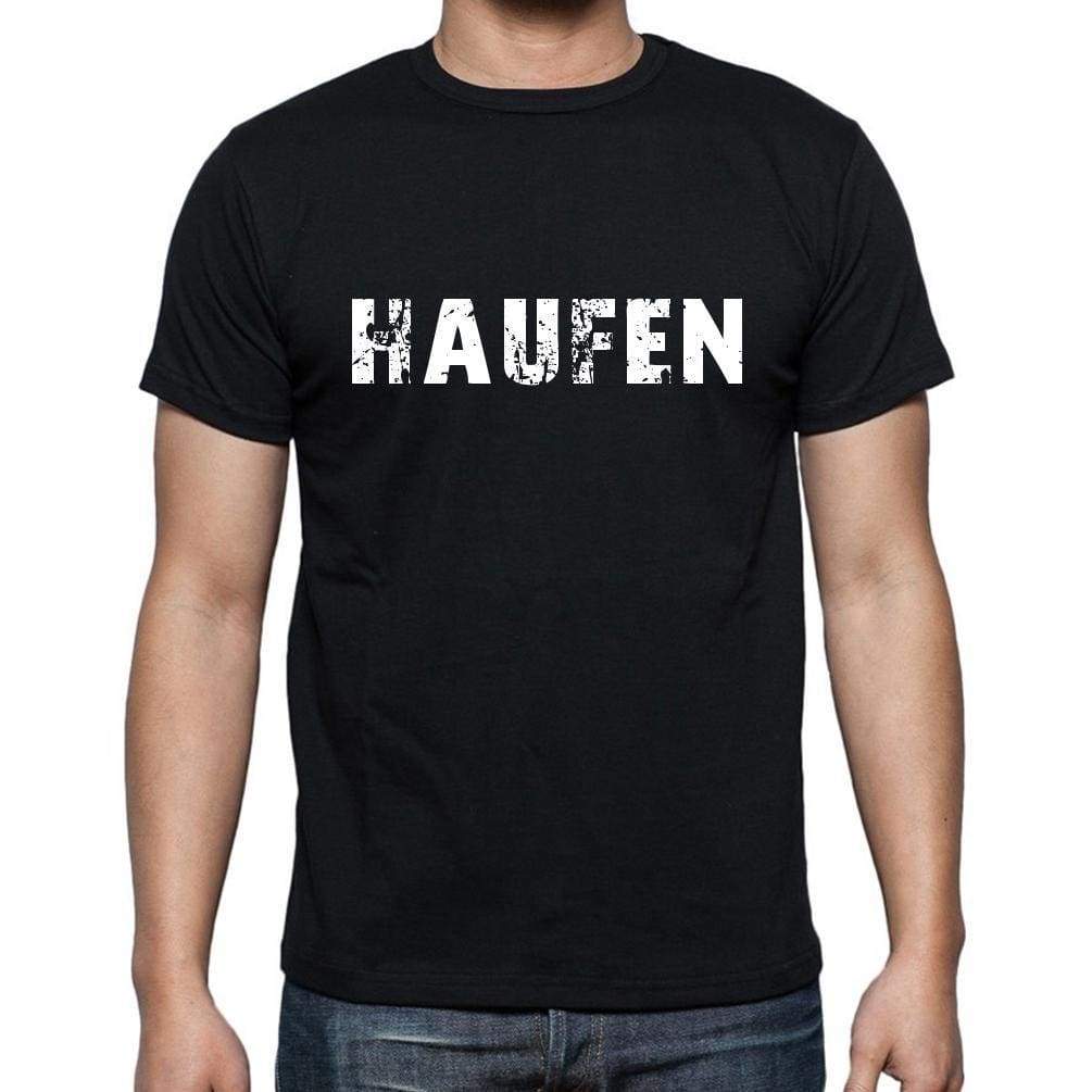 Haufen Mens Short Sleeve Round Neck T-Shirt - Casual