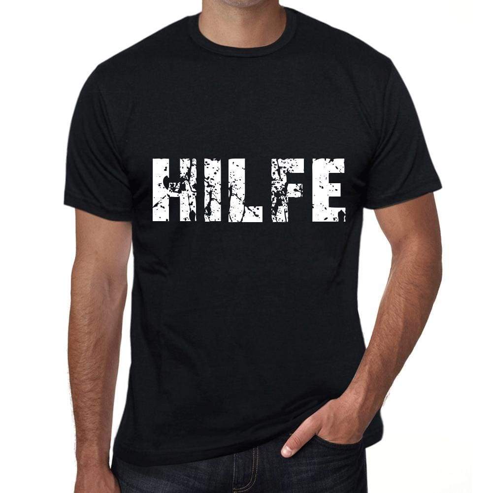 Hilfe Mens T Shirt Black Birthday Gift 00548 - Black / Xs - Casual