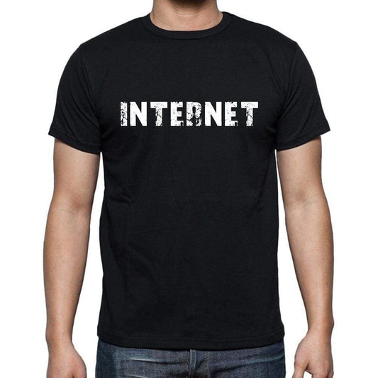 Internet Mens Short Sleeve Round Neck T-Shirt - Casual