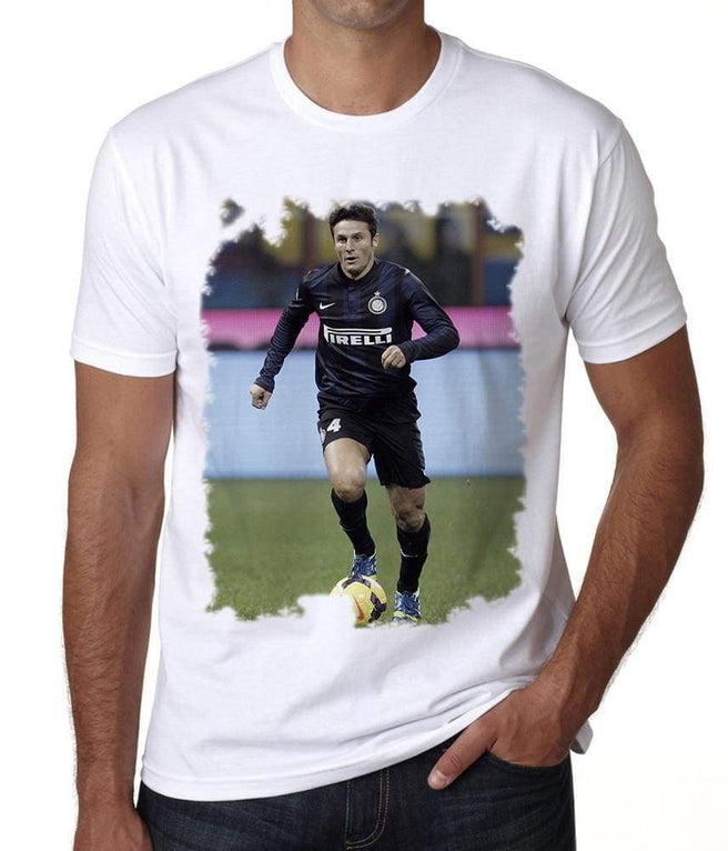 Javier Zanetti Men's T-shirt ONE IN THE CITY  affordable organic t-shirts  beautiful designs