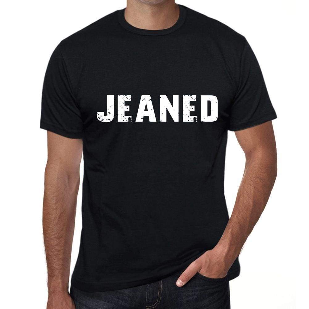 Jeaned Mens Vintage T Shirt Black Birthday Gift 00554 - Black / Xs - Casual