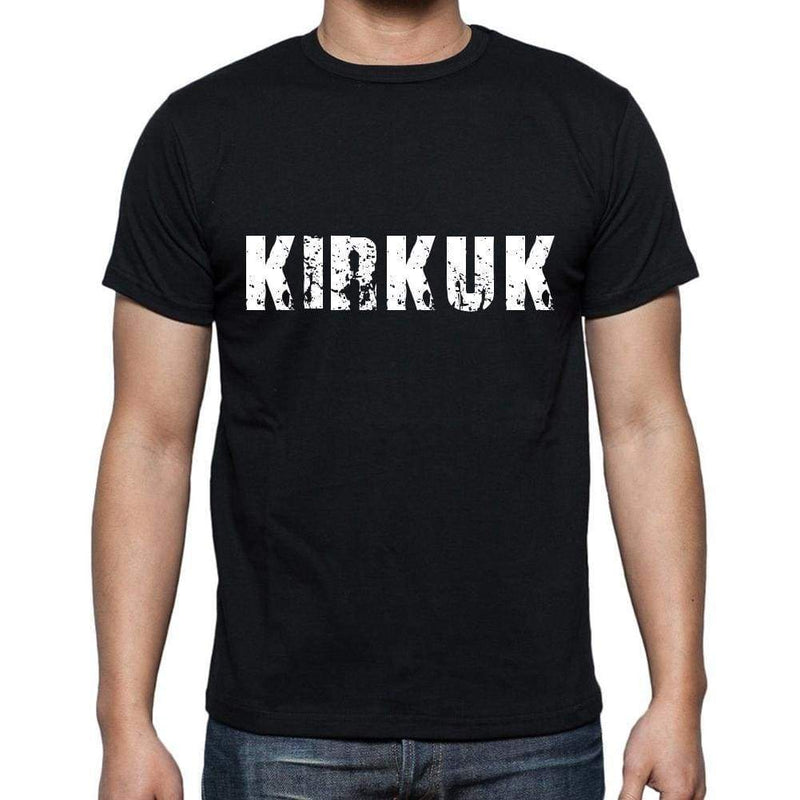 kecks Men's Short Sleeve Round Neck T-shirt , 5 letters Black , word 00006