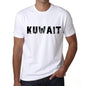 Kuwait Mens T Shirt White Birthday Gift 00552 - White / Xs - Casual