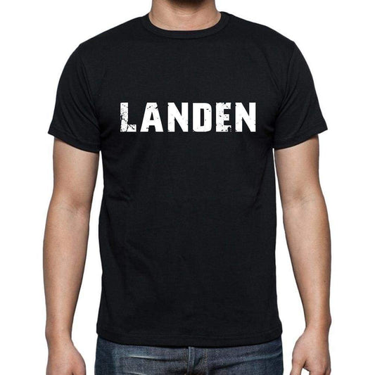 Landen Mens Short Sleeve Round Neck T-Shirt - Casual