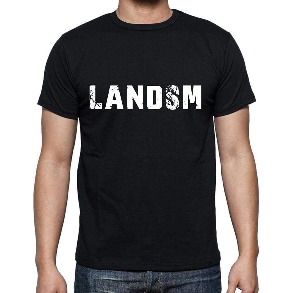 Landsm Mens Short Sleeve Round Neck T-Shirt 00004 - Casual