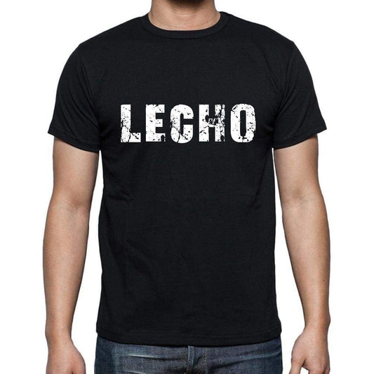 Lecho Mens Short Sleeve Round Neck T-Shirt - Casual