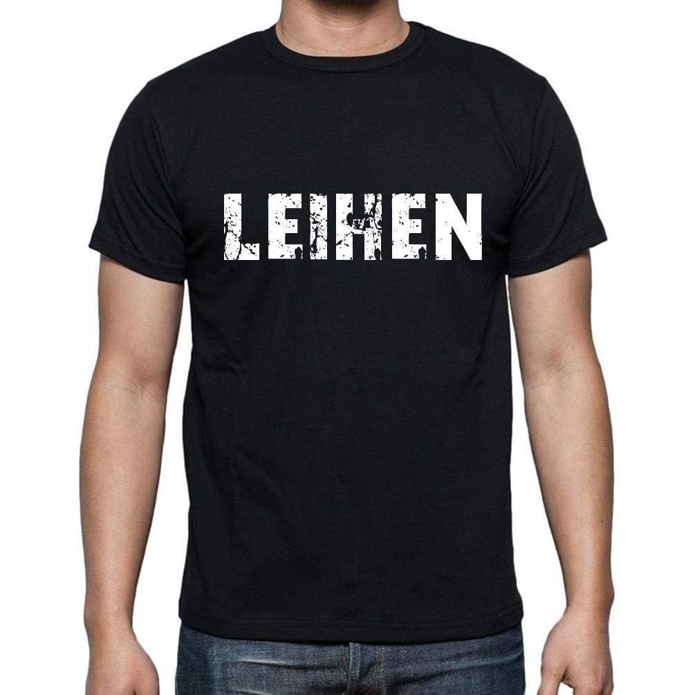 Leihen Mens Short Sleeve Round Neck T-Shirt - Casual