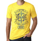 Letting Dreams Sail Since 2020 Mens T-Shirt Yellow Birthday Gift 00405 - Yellow / Xs - Casual