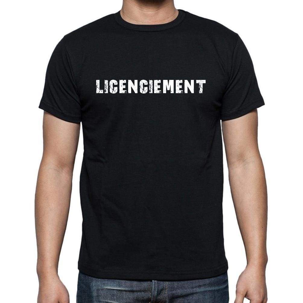 Licenciement French Dictionary Mens Short Sleeve Round Neck T-Shirt 00009 - Casual