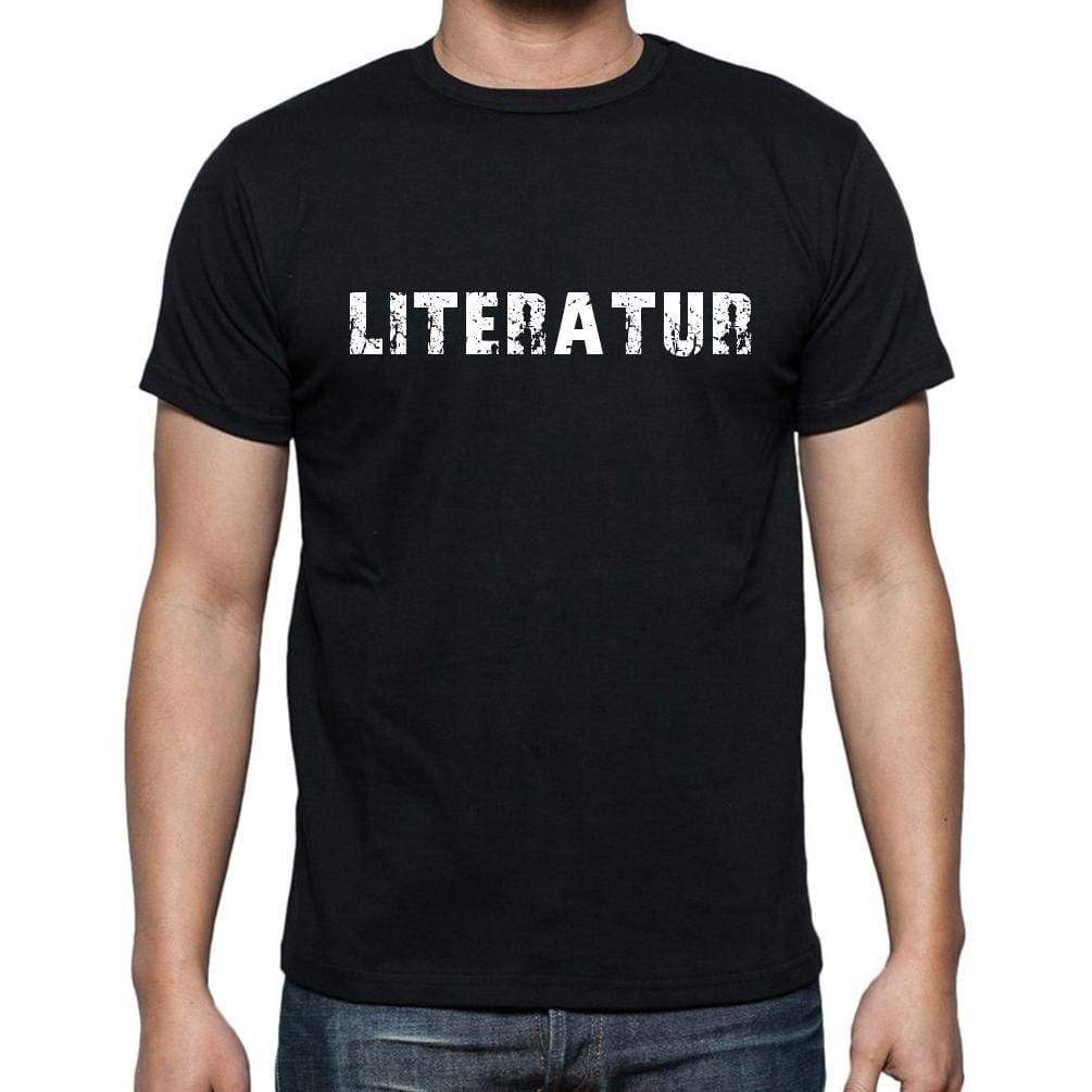 Literatur Mens Short Sleeve Round Neck T-Shirt - Casual