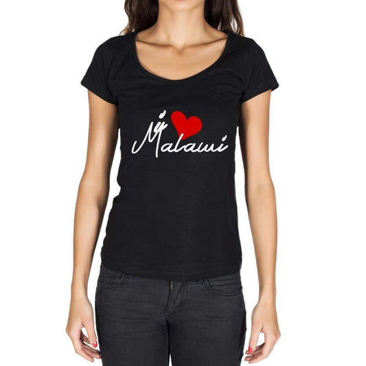 Malawi Womens Short Sleeve Round Neck T-Shirt - Casual