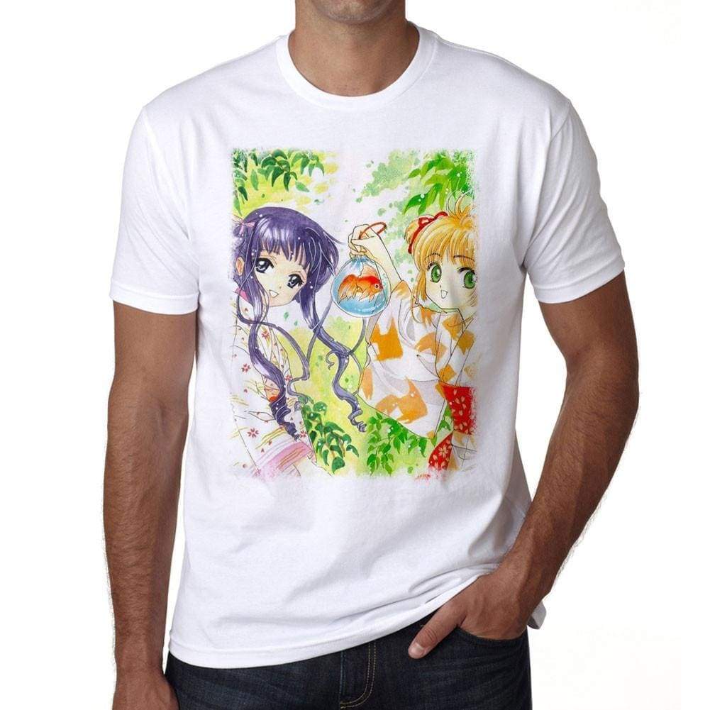 Manga Girls In Kimono T-Shirt For Men T Shirt Gift 00089 - T-Shirt