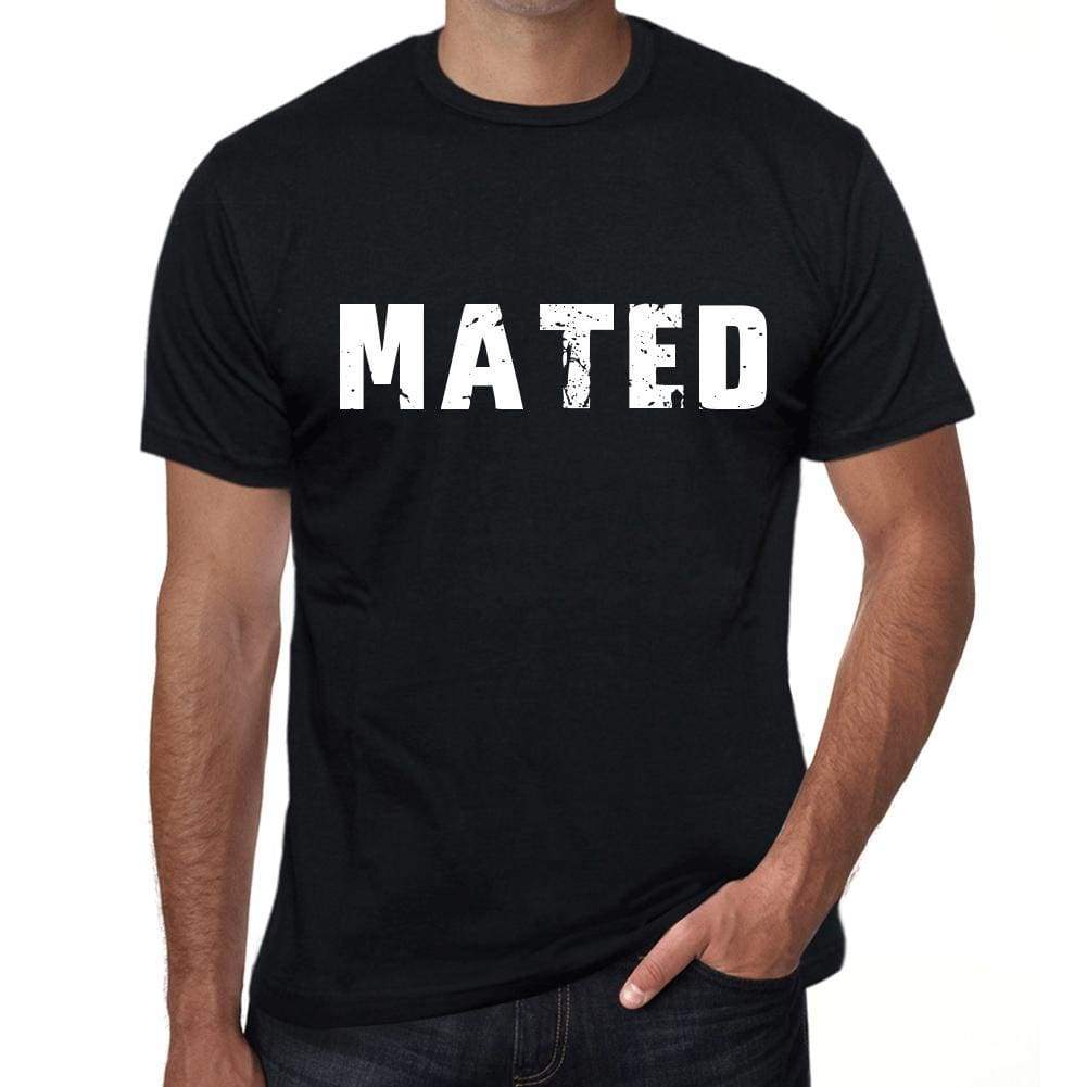 Mated Mens Retro T Shirt Black Birthday Gift 00553 - Black / Xs - Casual