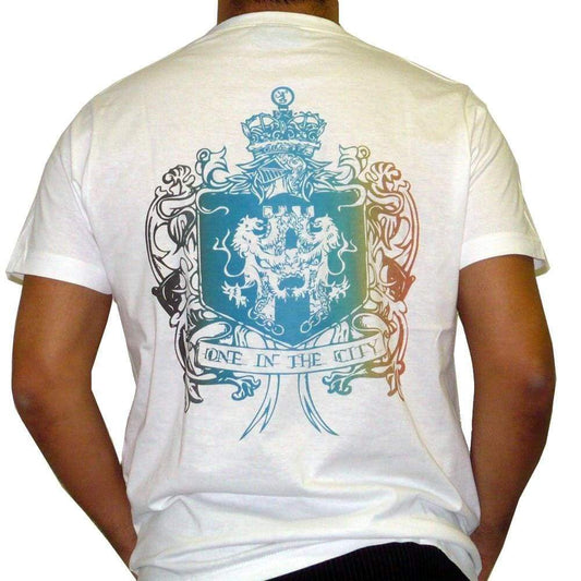 Mens T-Shirt One In The City Gradient Blason