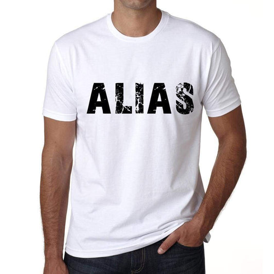 Mens Tee Shirt Vintage T Shirt Alias X-Small White 00561 - White / Xs - Casual