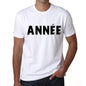 Mens Tee Shirt Vintage T Shirt Année X-Small White 00561 - White / Xs - Casual
