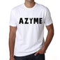 Mens Tee Shirt Vintage T Shirt Azyme X-Small White 00561 - White / Xs - Casual