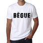 Mens Tee Shirt Vintage T Shirt Bégue X-Small White 00561 - White / Xs - Casual