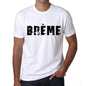 Mens Tee Shirt Vintage T Shirt Bréme X-Small White 00561 - White / Xs - Casual