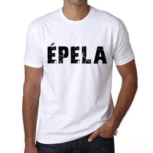 Mens Tee Shirt Vintage T Shirt Épela X-Small White 00561 - White / Xs - Casual