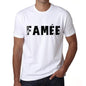 <span>Men's</span> Tee Shirt Vintage T shirt Famée X-Small White 00561 - ULTRABASIC