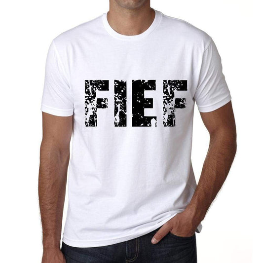 Mens Tee Shirt Vintage T Shirt Fief X-Small White 00560 - White / Xs - Casual