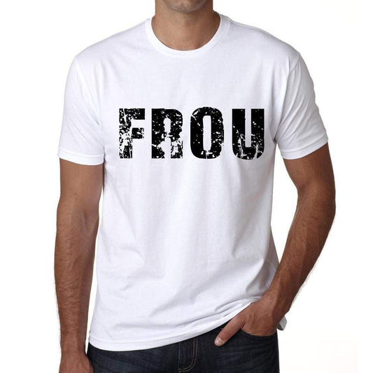 Mens Tee Shirt Vintage T Shirt Frou X-Small White 00560 - White / Xs - Casual