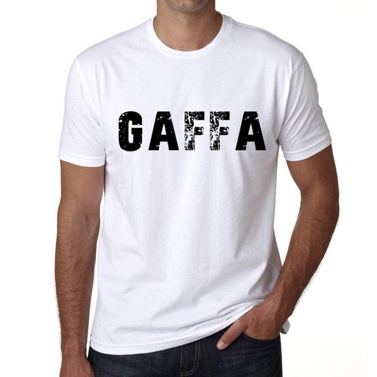 Mens Tee Shirt Vintage T Shirt Gaffa X-Small White 00561 - White / Xs - Casual