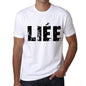 Mens Tee Shirt Vintage T Shirt Lièe X-Small White 00560 - White / Xs - Casual