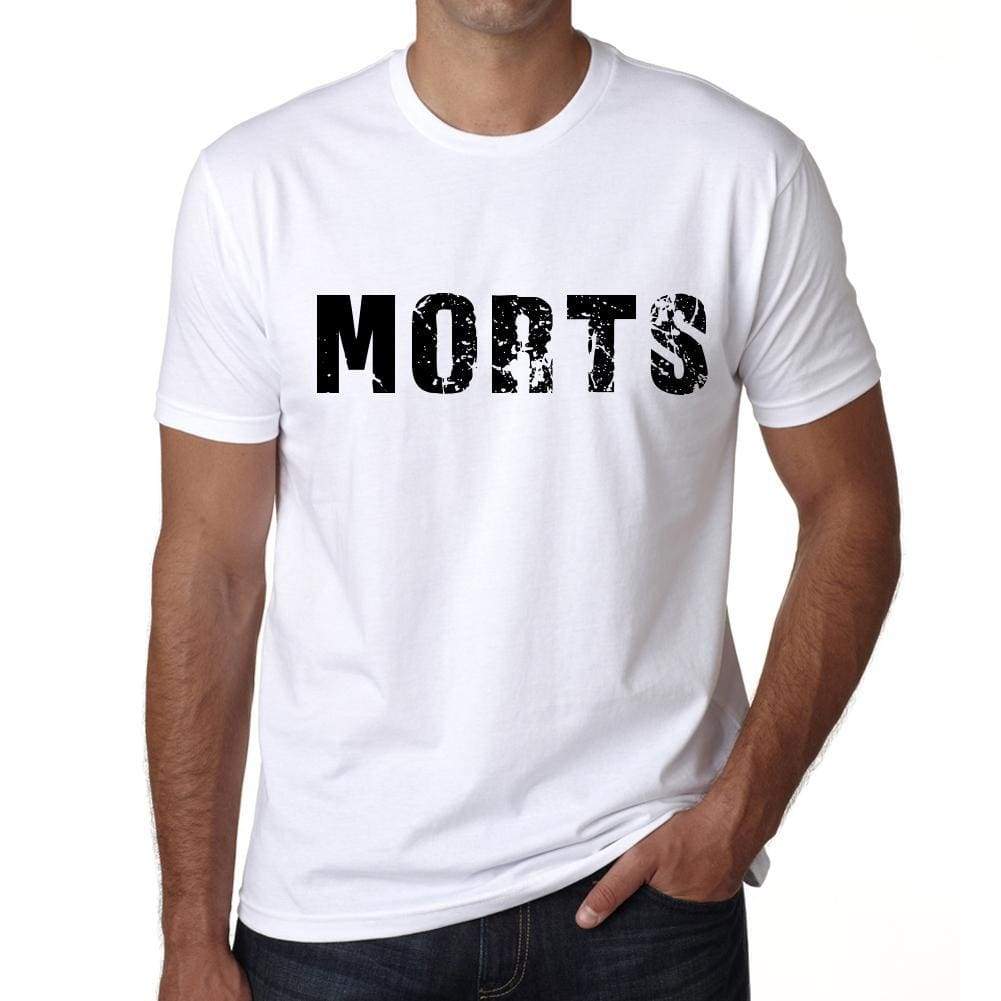 Mens Tee Shirt Vintage T Shirt Morts X-Small White - White / Xs - Casual