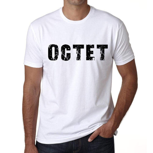 Mens Tee Shirt Vintage T Shirt Octet X-Small White - White / Xs - Casual