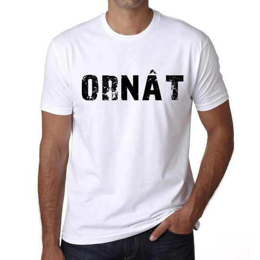 Mens Tee Shirt Vintage T Shirt Ornât X-Small White - White / Xs - Casual