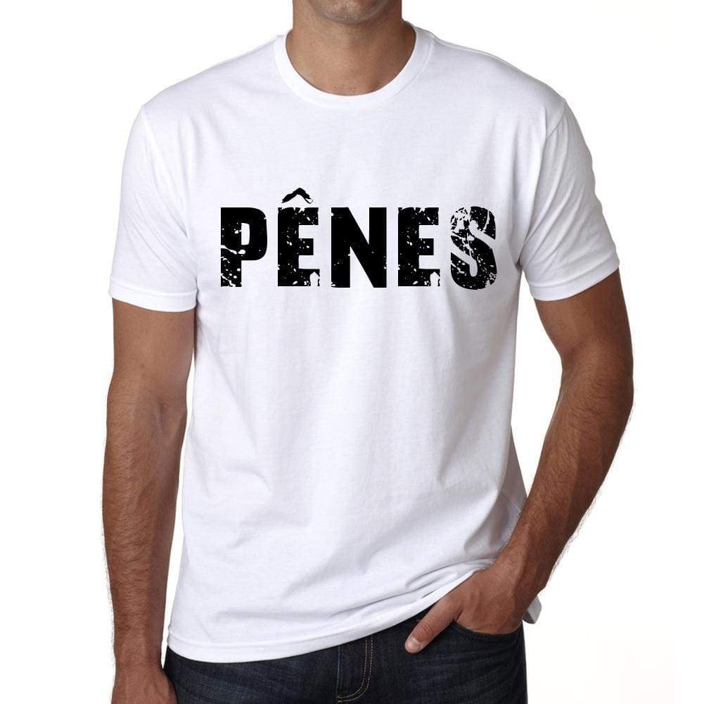 Mens Tee Shirt Vintage T Shirt Pênes X-Small White - White / Xs - Casual