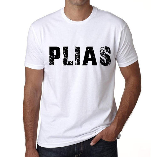 Mens Tee Shirt Vintage T Shirt Plias X-Small White - White / Xs - Casual