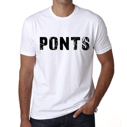 Mens Tee Shirt Vintage T Shirt Ponts X-Small White - White / Xs - Casual