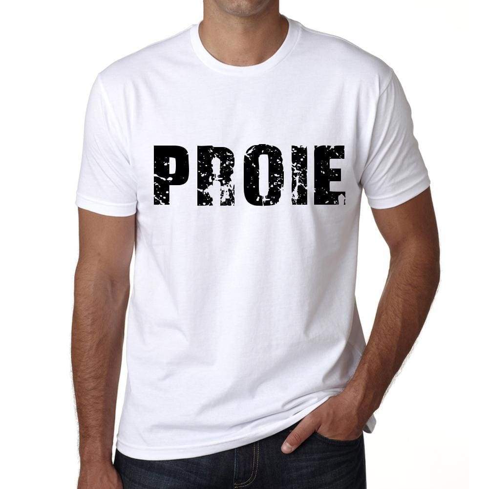 Mens Tee Shirt Vintage T Shirt Proie X-Small White - White / Xs - Casual