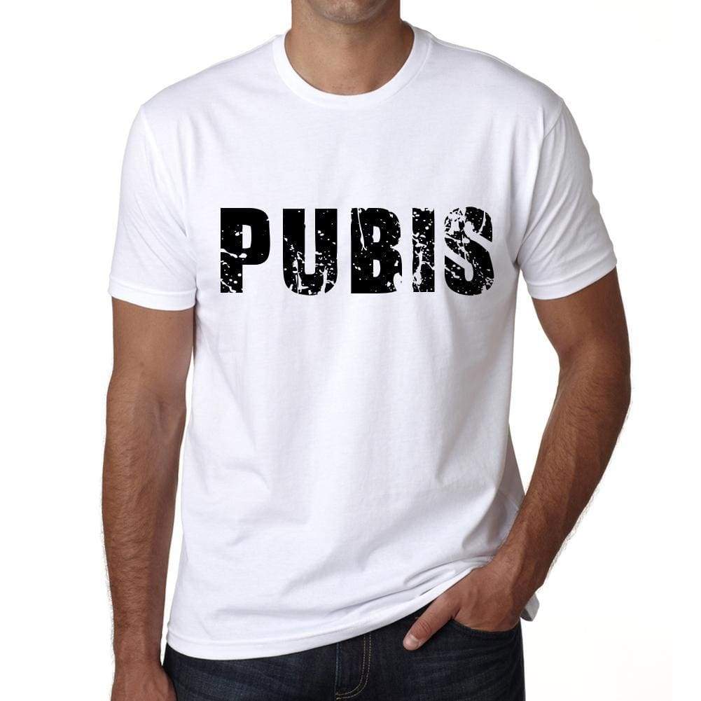 Mens Tee Shirt Vintage T Shirt Pubis X-Small White - White / Xs - Casual