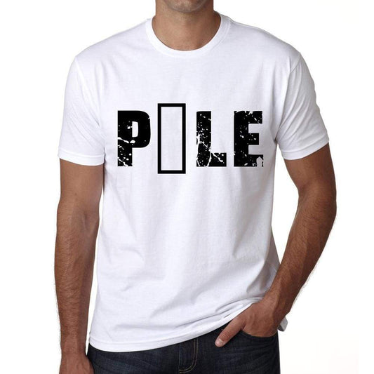 Mens Tee Shirt Vintage T Shirt Pùle X-Small White 00560 - White / Xs - Casual