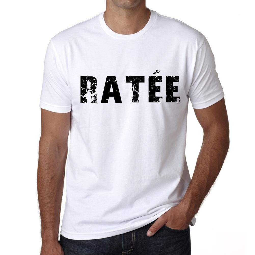 Mens Tee Shirt Vintage T Shirt Ratée X-Small White - White / Xs - Casual