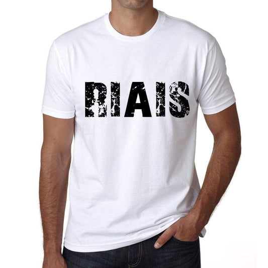 Mens Tee Shirt Vintage T Shirt Riais X-Small White - White / Xs - Casual