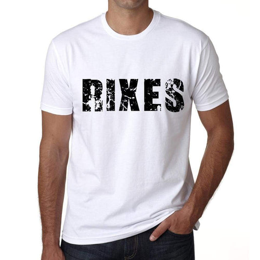 Mens Tee Shirt Vintage T Shirt Rixes X-Small White - White / Xs - Casual